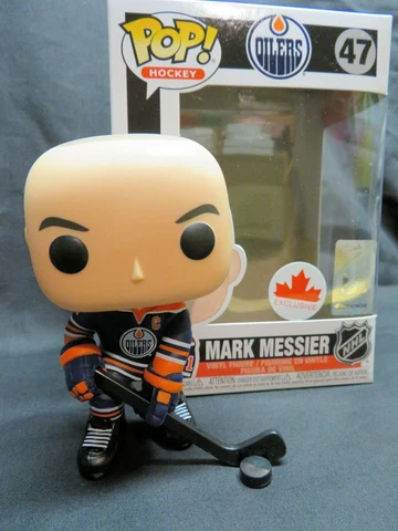 MARK MESSIER, Edmonton Oilers, Funko POP NHL Figure (Home Uniform), New in Box Cover