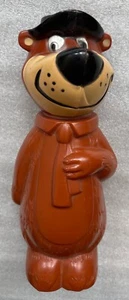 VINTAGE YOGI BEAR PLASTIC PIGGY BANK, 9" TALL, EUC - Picture 1 of 9