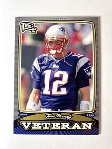 2008 Topps Rookie Progressions NFL Gold Veteran Tom Brady Patriots /199 - Bild 1 von 2