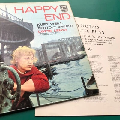 Lotte Lenya HAPPY END Chanson Ballad Musical Soundtrack LP Kurt Weill Rosa Klebb - Image 1 of 4