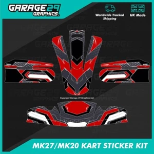 NEW CADET MK27/MK20 KART STICKER KIT - FEROCITY - COLOUR 4 - CUSTOMISABLE - Picture 1 of 3