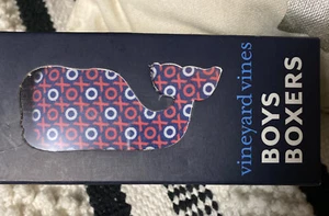 Boys small ,large or XL Vineyard Vines Multi Icon Whale Pattern Boxers pick One - Picture 1 of 8