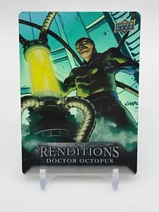 2024 UD Marvel Renditions Spider-Man #51 Doctor Octopus Plexiglass Parallel /50 - Picture 1 of 2