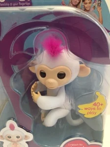 WowWee Bella Pink & Sophie White Interactive Baby Monkey Authentic - Picture 1 of 11