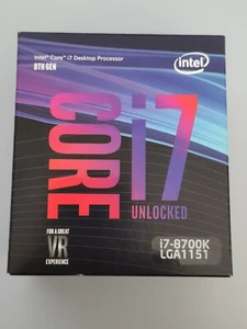 Intel Core i7 Desktop processor 8th Gen i7-8700k - Picture 1 of 4