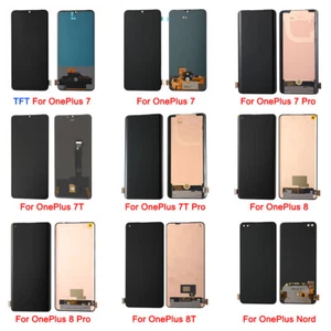 Lote de pantalla táctil LCD para OnePlus 10 9 9R 8 Pro 8T 7 7T Pro Nord N10 fabricante de equipos originales - Imagen 1 de 29