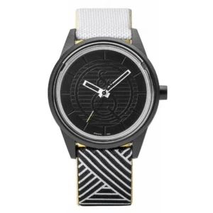 Citizen Q&Q Smile Solar Eco Friendly Watch Black White Water Resistant 5 BAR NEW - Picture 1 of 3