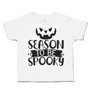 Halloween Toddler T-Shirt Season to Be Spooky Cotton Vampire Boy & Girl Clothes - Picture 1 of 21