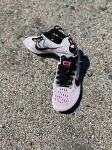 Men’s Size 12 Nike Zoom Victory Elite 2 Pink And Black Spiked Distance Shoes - Picture 1 of 6