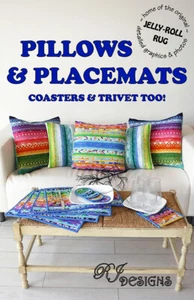PILLOWS & PLACEMATS Coaster & Trivet Sewing Pattern by RJ Designs - Picture 1 of 2