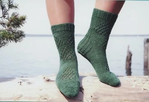 Calcetines de tejido Fiber Trends AC-38 pies de fildalgo - patrón noroeste - Imagen 1 de 3