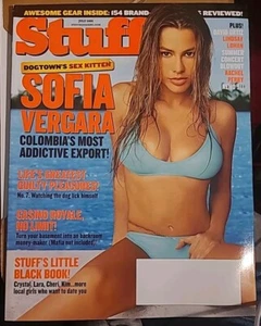 SOFIA VERGARA - STUFF Magazine July 2005 - DANICA McKELLAR Blank Address Box - Picture 1 of 2