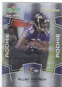 2008 Select Inscriptions Allen Patrick RC autograph 195/500 Oklahoma Sooners - Picture 1 of 2