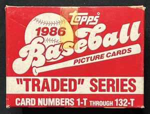1986 Topps Traded Sealed 132 Card Set - Tape intact - Bonds & Bo Jackson Rookies - Bild 1 von 5