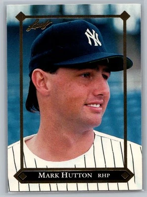 1992 Leaf #BC-6 Mark Hutton Gold Rookies - Image 1 of 2