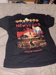 Fallout Videospiel New Vegas WILLKOMMEN Collage T-Shirt XLARGE NEU - Bild 1 von 4