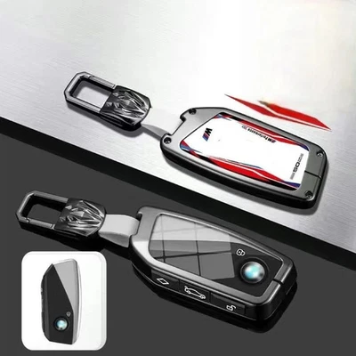 New for BMW X1 X6 X7 IX 6 i7 i5 740  Zinc Alloy Protection Key Fob Case Cover - Image 1 of 4