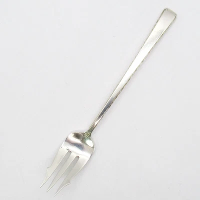 STERLING SILVER TOWLE OLD LACE 6 OLIVE FORK NO MONOGRAM FLATWARE .925 VINTAGE - Image 1 of 4