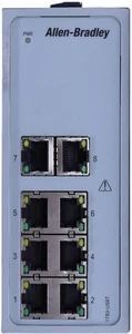 * ALLEN BRADLEY 1783-US8T STRATIX 2000 UNMANAGED ETHERNET SWITCH SER A - Picture 1 of 5