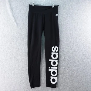 Adidas Leggings Donna Small S ClimaLite Allenamento Allenamento Nero Logo - Foto 1 di 6