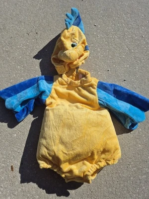 Disfraz 12-18 Mos FLOUNDER Pez Bebé Mameluco Body Disney La Sirenita Foto 1 de 4