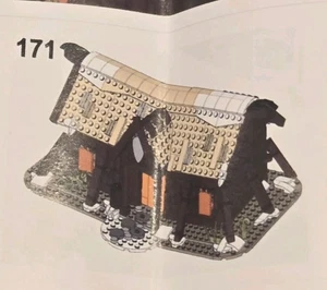 Viking Longhouse Medieval Village Building Blocks Model Complete Block Kit - Picture 1 of 6