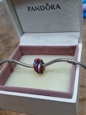 Pandora All American Murano Charm - Image 1 of 3