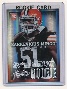BARKEVIOUS MINGO 2013 ABSOLUTE SPECTRUM PLATINUM #108 RC 09/10 *HOUSTON TEXANS* - Picture 1 of 1
