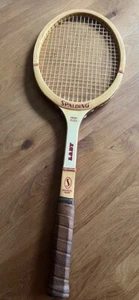 SPALDING HIGH FLEX LADY Tennis Racket Schläger Vintage Holz 70er Jahre - Bild 1 von 4