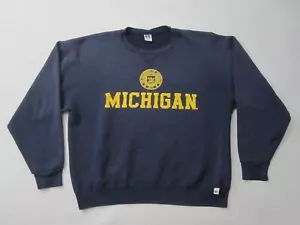 Vintage Michigan Wolverines Sweatshirt Russell Athletic XL College - Bild 1 von 11