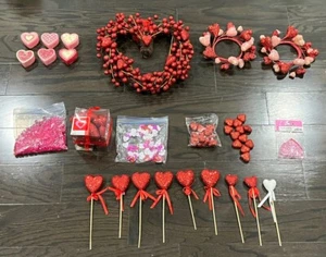 Valentines Day Pink Red Decorations Decor Set of 9 - Picture 1 of 10
