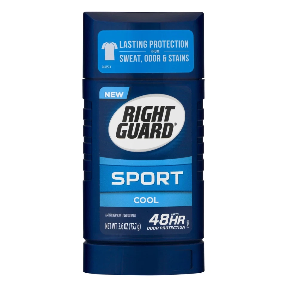 (Paquete de 6) Desodorante Antitranspirante Right Guard Sport Cool 48 horas 2,6 oz Foto 1 de 1