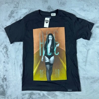 Camisa Fatal Para Hombres Negra Pequeña Ace of LA Pin Up West Coast Streetwear Manga Corta Foto 1 de 4