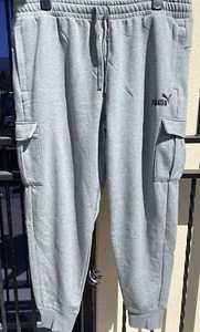 NWT Mens Cargo Pocket Jogger PUMA Tracksuit Pants - Picture 1 of 10