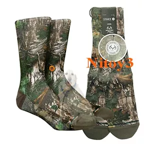 Stance Casual Realtree Xtreme Crew-Socken tarnfarben grün - Herren Large: 9-13 - Bild 1 von 1