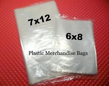 400 Merchandise Bag Combo 6x8 & 7x12 Clear 1 Mil Baggies