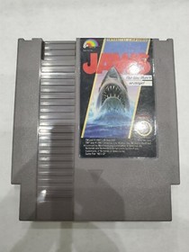 Jaws (Nintendo) 1987 very good condition LJN NES action video game 