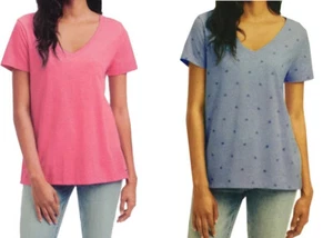 Splendid Women's Loose Fit V Neck Tee - Picture 1 of 16