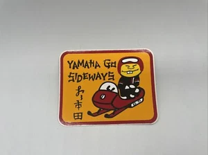 Yamaha Go Sideways Decal / Sticker NOS Snowmobile Ski Biker Motorcycle 70s Funny - Picture 1 of 5