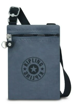 Kipling AFIA LITE Small Crossbody with Adjustable Strap - Blazing Grey C RRP £19