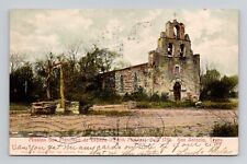 Postcard Mission San Francisco San Antonio Texas TX, Antique J9