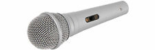 Qtx Stage Karaoke PA DJ Music PA Vocal Handheld Dynamic Microphone Mic - Silver