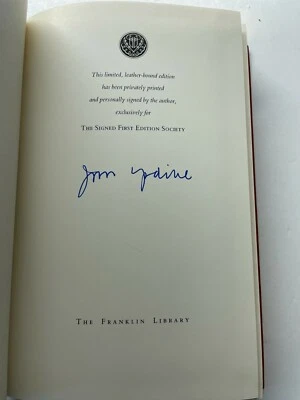 #signed John Updike: Toward the End of Time, signed 1st Franklin - Image 1 of 4
