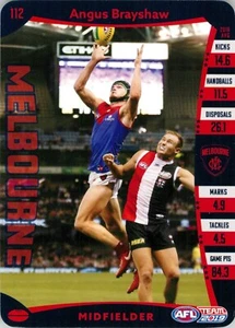 2019 Melbourne Demons AFL TeamCoach Card - Angus Brayshaw - Picture 1 of 3