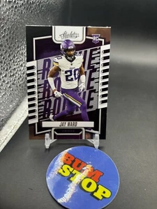 2023 PANINI ABSOLUTE FOOTBALL SILVER FOIL ROOKIE #200 JAY WARD VIKINGS - Picture 1 of 2