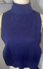 THE TOG SHOP Dickie Navy Blue Faux Fake Turtleneck 1 sz fits most Dicky Dickey