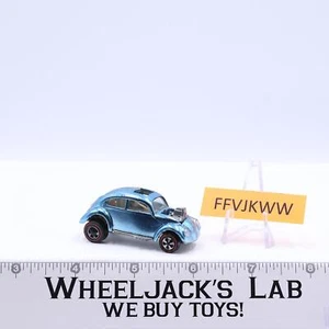 Custom Volkswagen Light ICE Blue Hot Wheels 1968 Redline White Interior Sun Roof - Picture 1 of 6