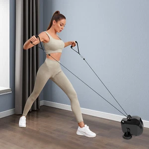 6-Gang Seiltrainer Maschine Zugseil Krafttrainingsgerät 35KG Gym NEU - Bild 1 von 11