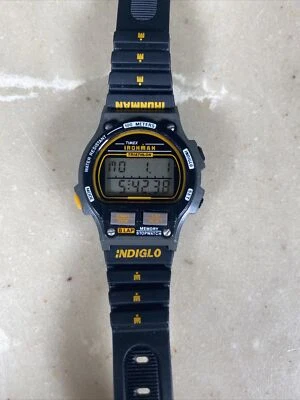 Vintage 90s Timex Ironman Womens Indiglo Digital Alarm Chronometer Watch - image 1 of 4