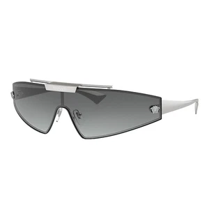 Gafas de sol Versace VE 2265 100011 plateadas con protección de metal lentes grises degradadas - Imagen 1 de 3